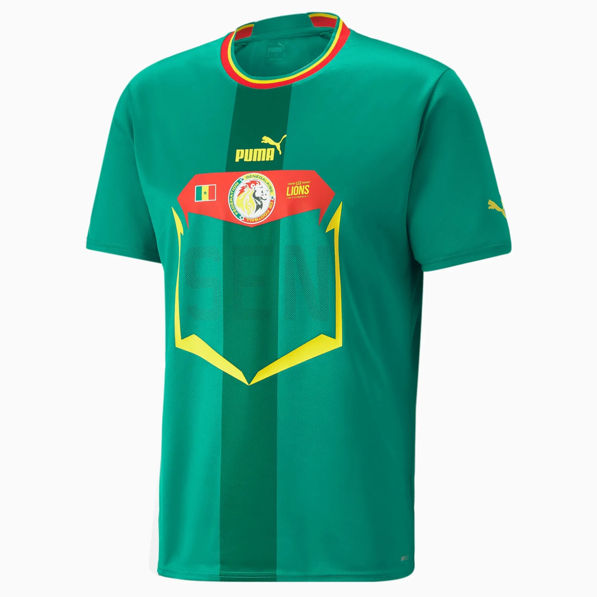 Puma 2022-23 Senegal Away Jersey Green (Front)