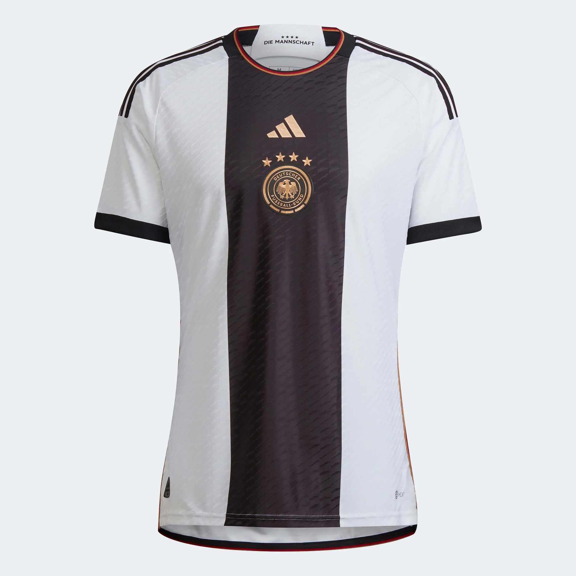 Adidas 2022-23 Germany Home Authentic Jersey White-Black (Front)