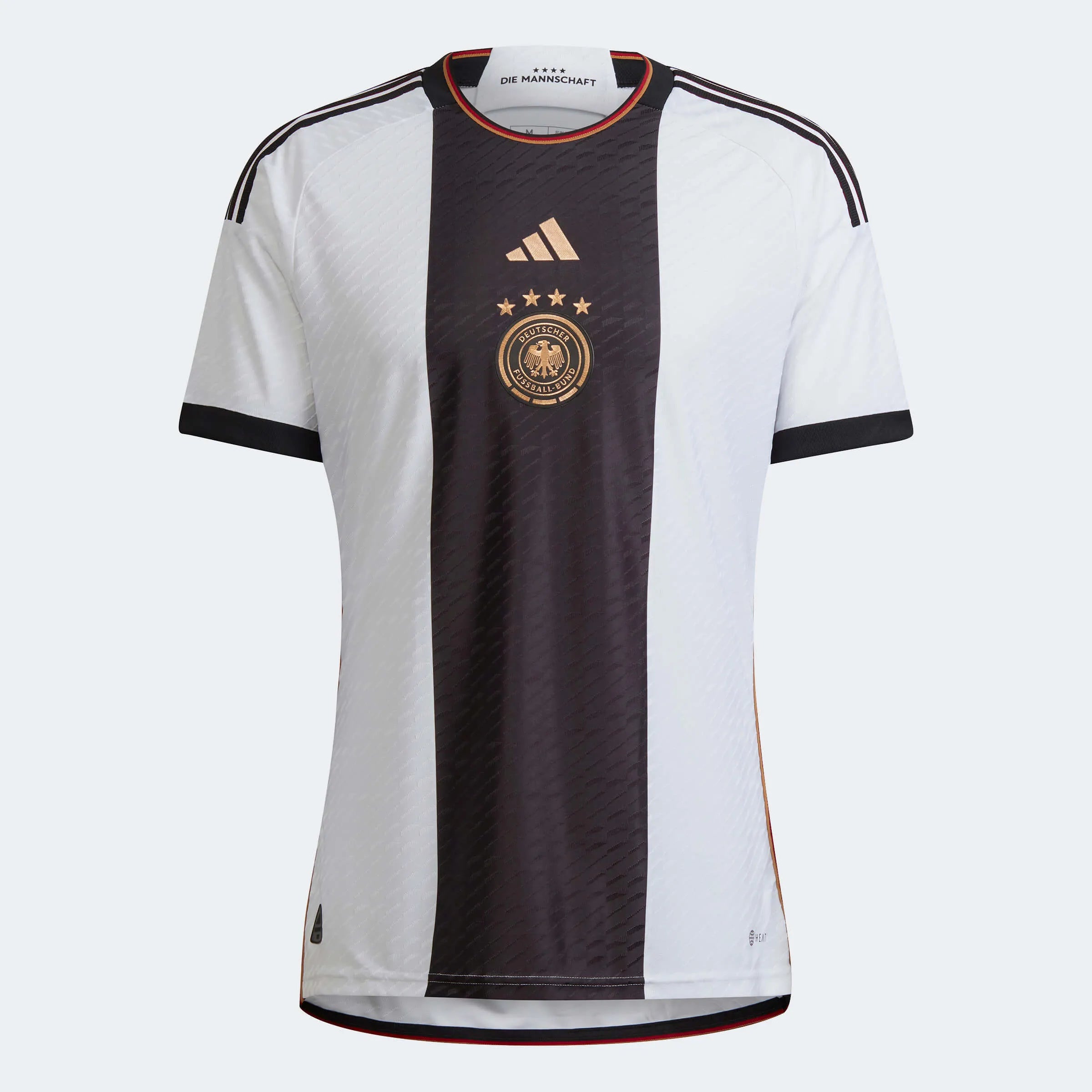 Adidas 2022-23 Germany Home Authentic Jersey White-Black (Front)