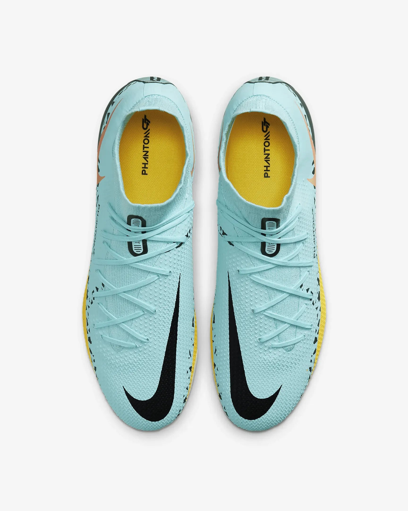 Nike Phantom GT2 Pro DF FG - Glacier Ice-Black (Pair - Top)