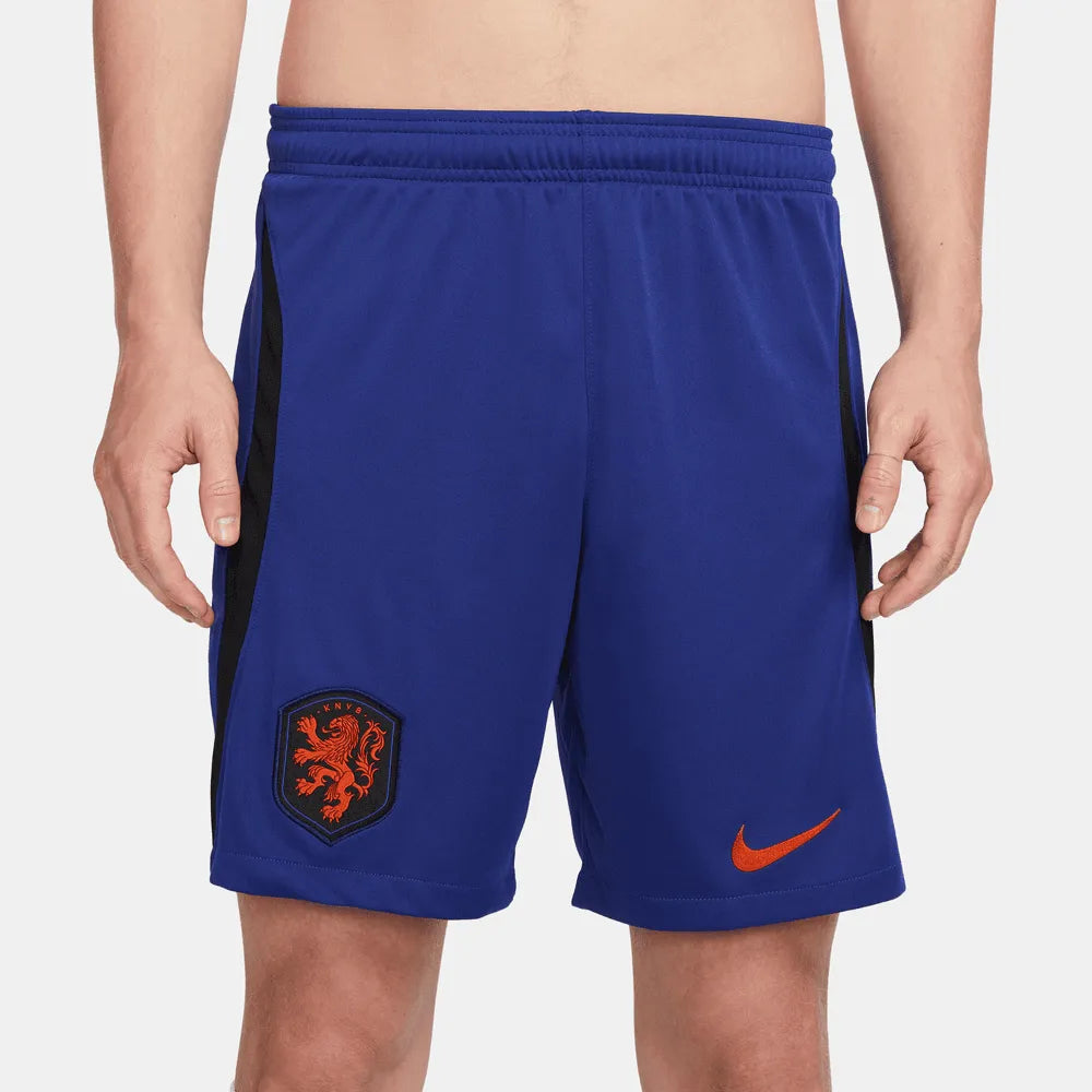 Nike 2022-23 Netherlands Away Stadium Shorts - Deep Royal-Black (Front)