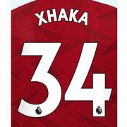 Arsenal 2019/22 Home Xhaka #34 Jersey Name Set