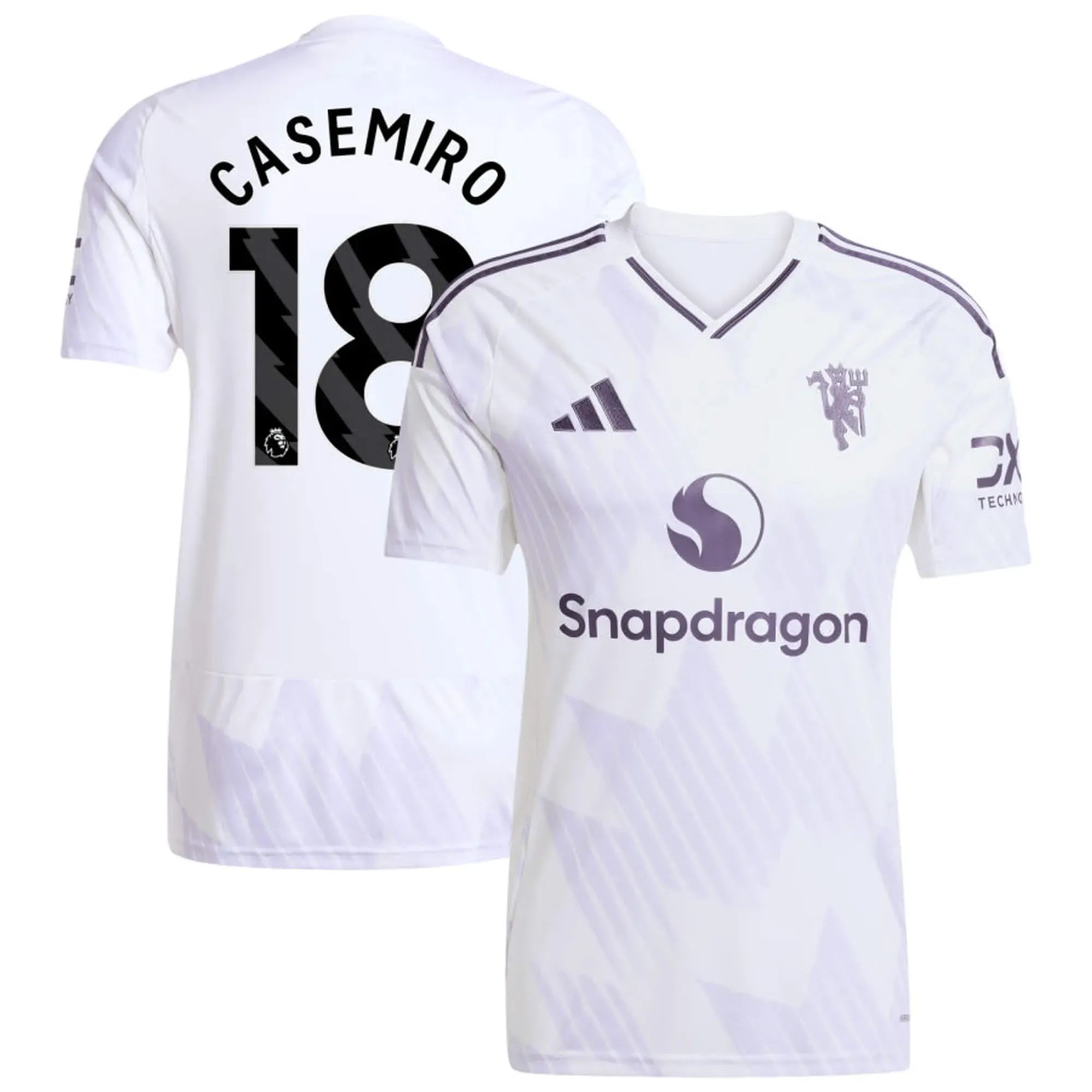 adidas 2025-26 Manchester United Men's Stadium Away Soccer Jersey (Casemiro)