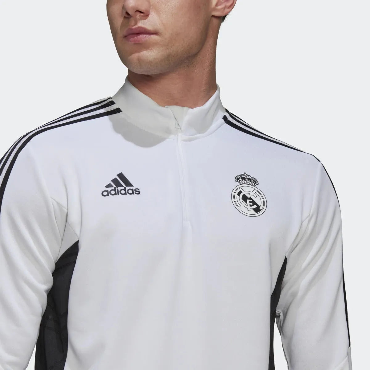 adidas 2022-23 Real Madrid Condivo 22 Training Top - White (Detail 1)