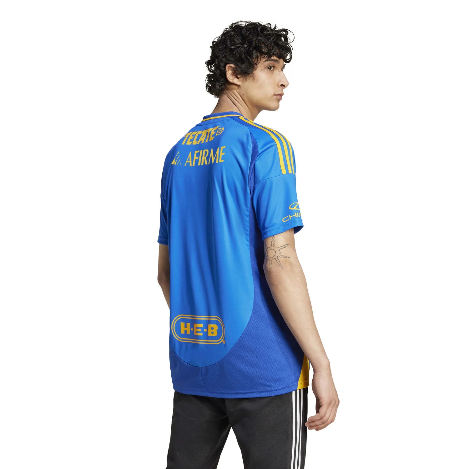 adidas 2024-25 Tigres Men's Stadium Away Jersey (Model - Back)