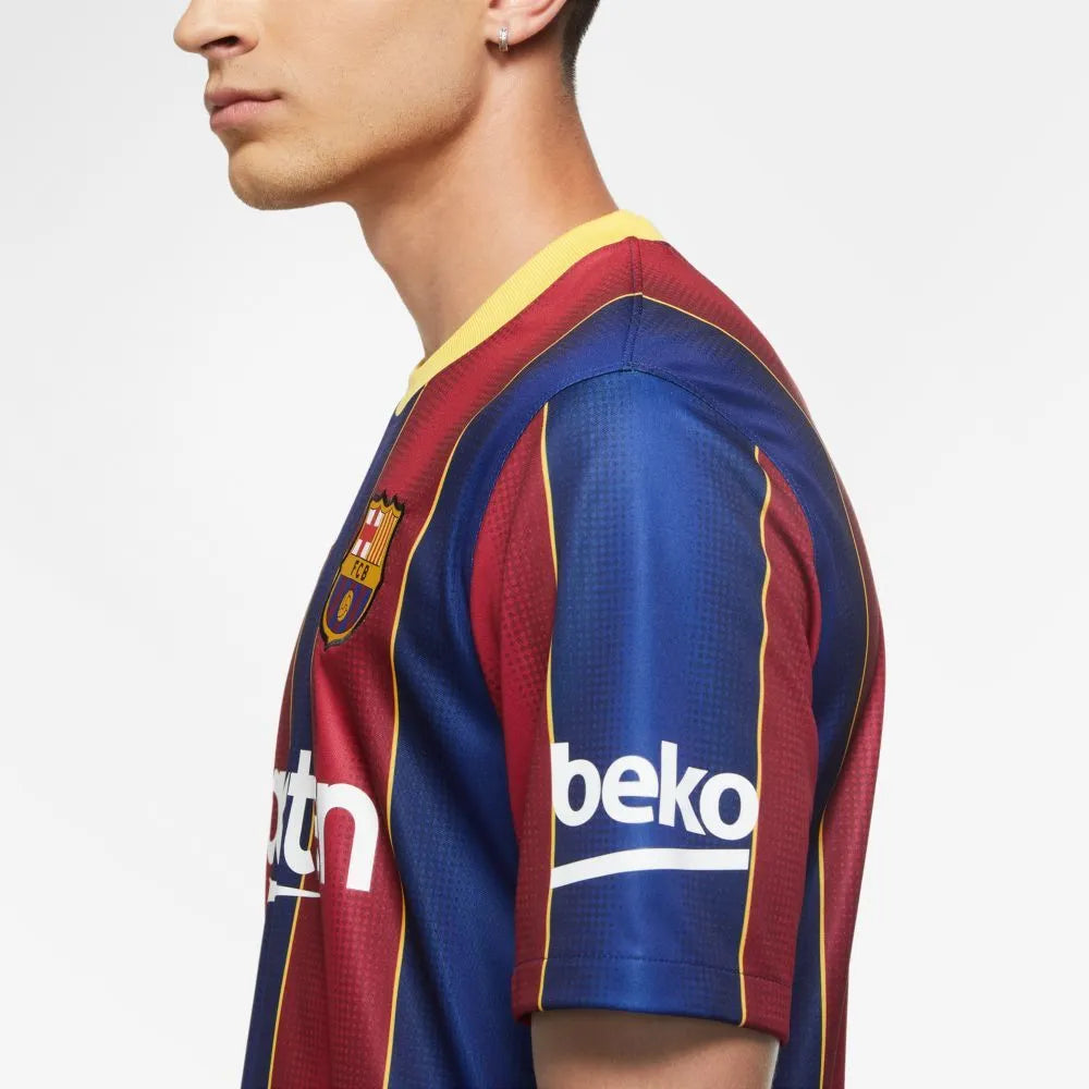 Nike 2020-21 Barcelona Home Jersey - Blue-Red (Detail 1)