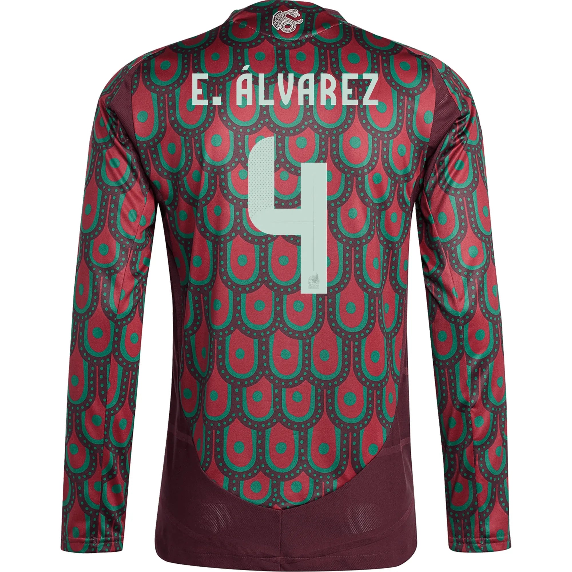 adidas 2024-25 Mexico Men's Stadium Home Long-Sleeve Jersey