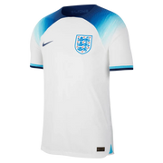 Nike 2022-23 England Authentic Home Jersey - White-Blue (Front)