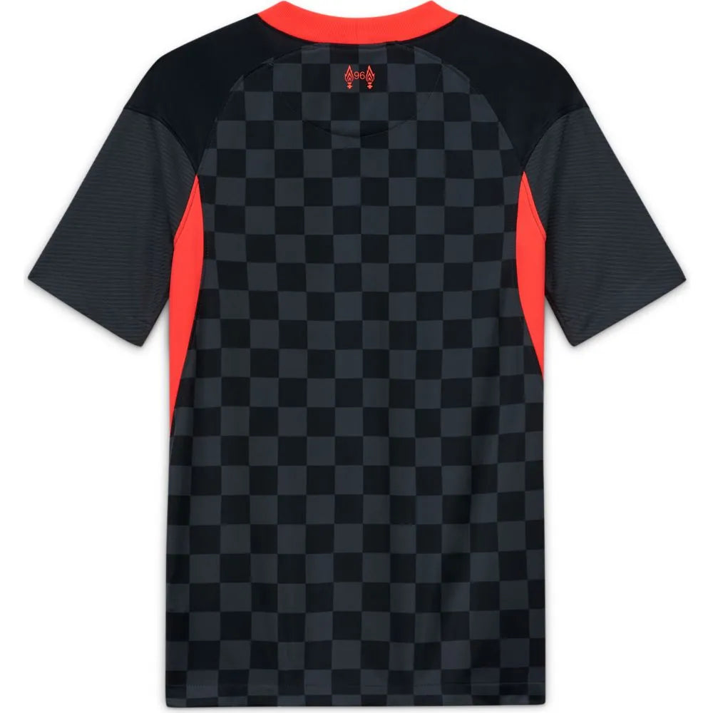Nike 2020-21 Liverpool Youth Third Jersey -  Anthracite-Crimson
