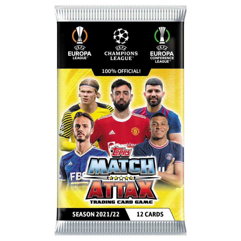 Topps 2021-22 Match Attax Champions League Cards BOX (24 PK EA) (Pack 1)