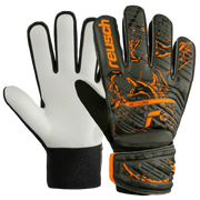 Reusch  JR Attrakt Starter Solid Goalkeeper Gloves - Desert Green-Orange (Pair)