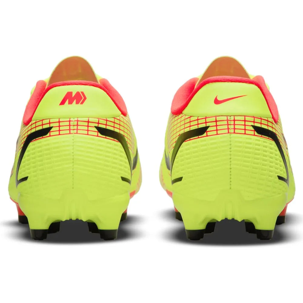 Nike JR Vapor 14 Academy FG-MG - Volt-Bright Crimson (Pair - Back)