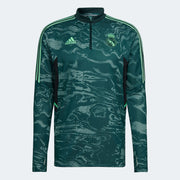 adidas 2022-23 Real Madrid EU Training Top - Green (Front)