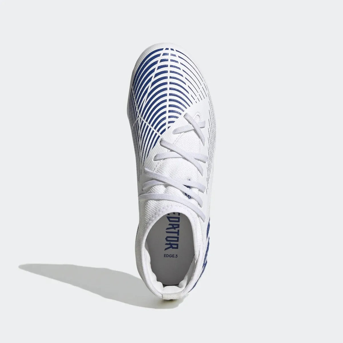 adidas JR Predator Edge .3 FG - White-Hi Res Blue (Top)