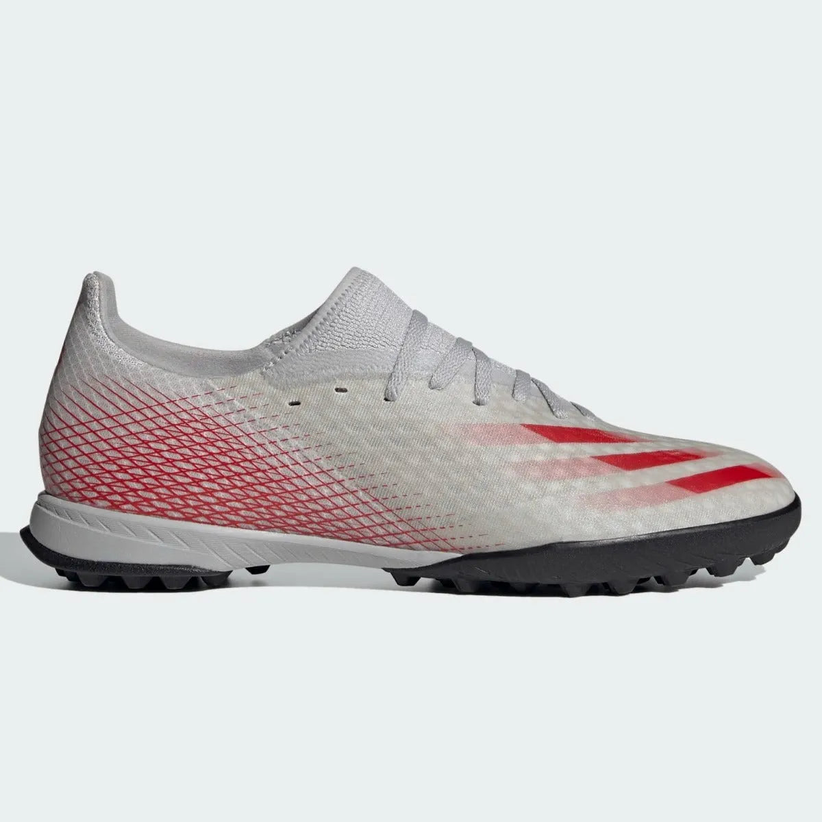 Adidas X Ghosted .3 TF - Grey-Red (Side 1)