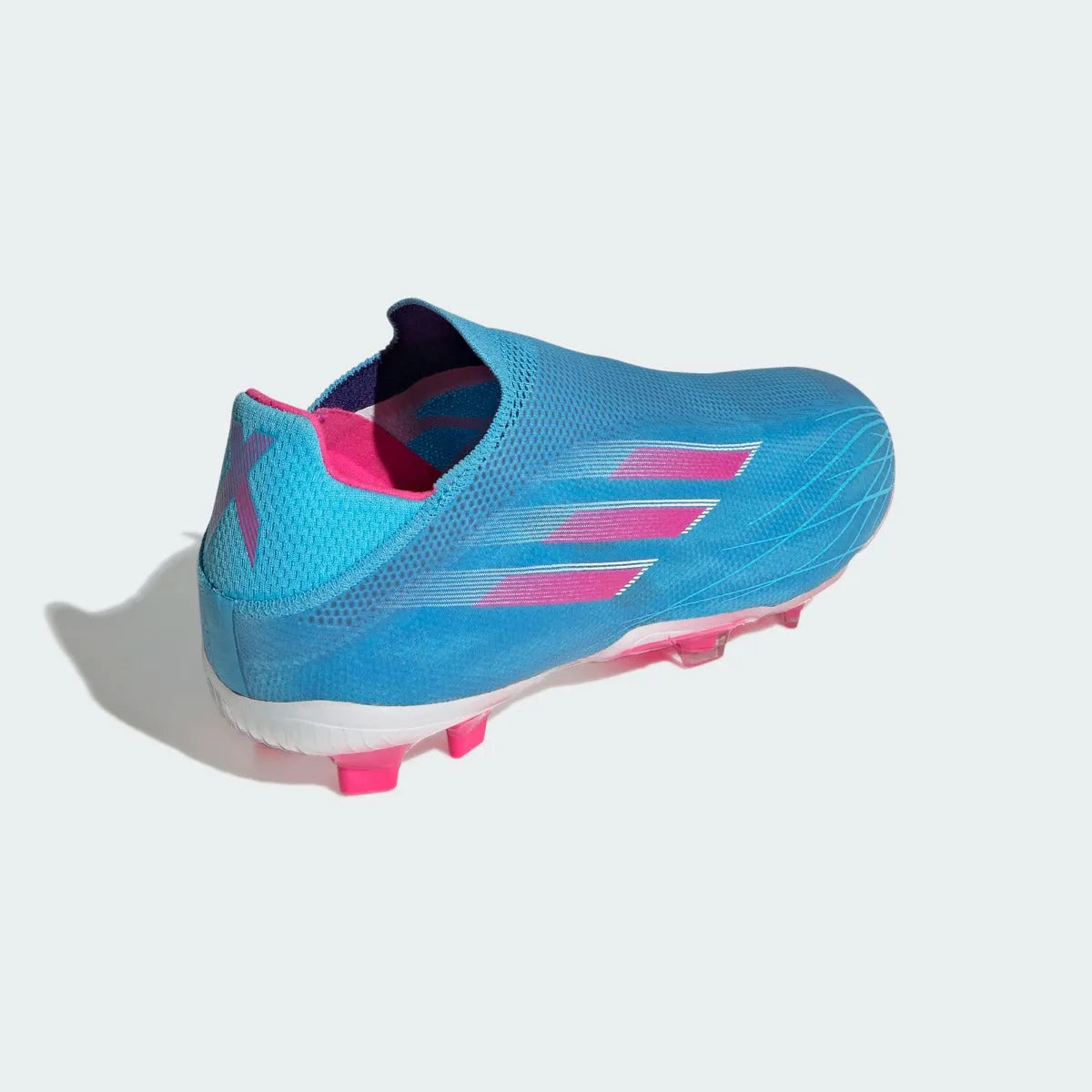Adidas JR X Speedflow + FG - Sky Rush-Shock Pink (Diagonal 2)