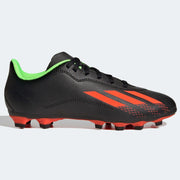 adidas Kids X SpeedPortal .4 FxG - Black-Solar Red (Side 1)