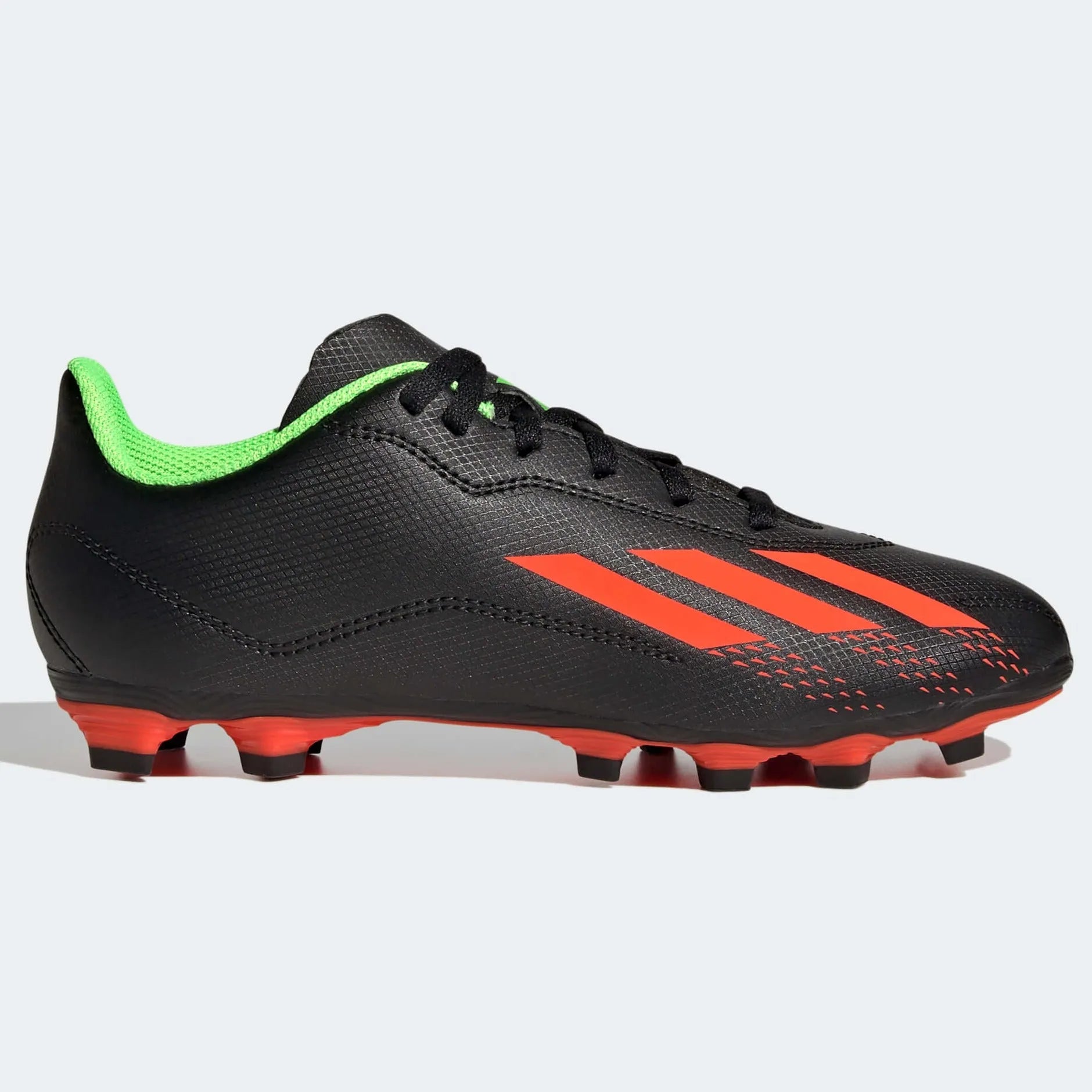 adidas Kids X SpeedPortal .4 FxG - Black-Solar Red (Side 1)