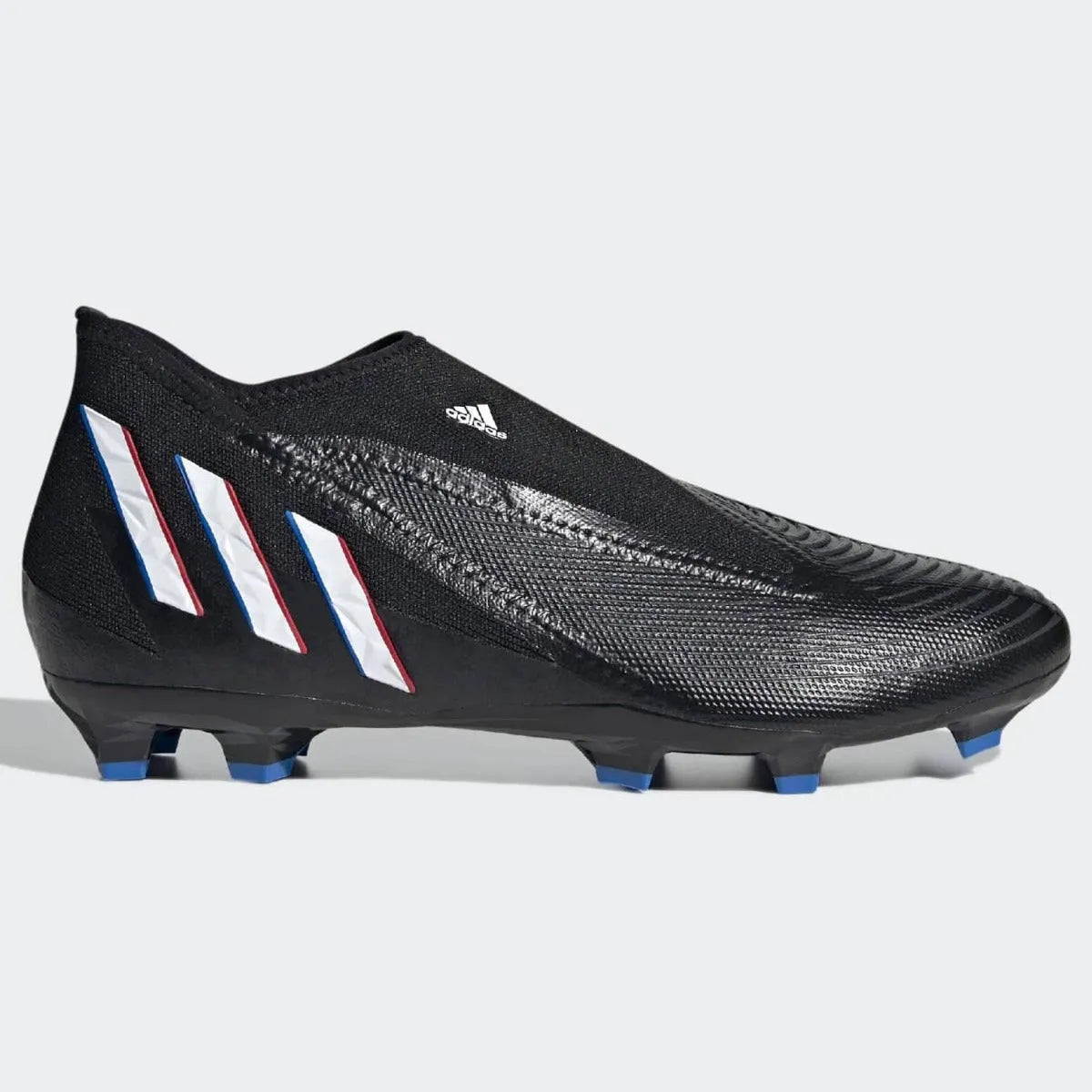 adidas Predator Edge .3 Laceless FG - Black-White (Side 1)