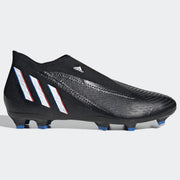 adidas Predator Edge .3 Laceless FG - Black-White (Side 1)