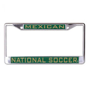 Wincraft Mexico License Plate SL Frame - Green-Gold (Front)