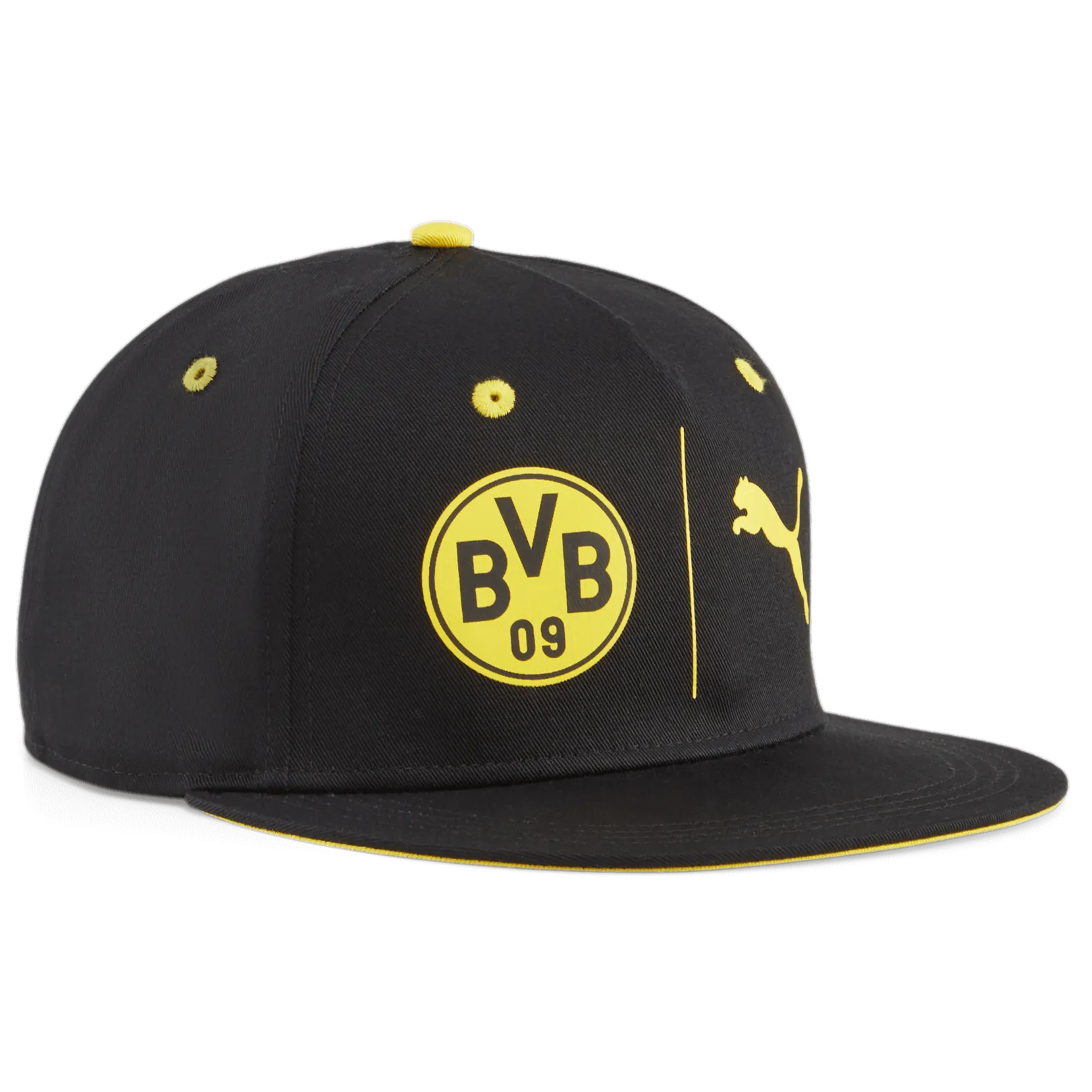 Puma Borussia Dortmund Flatbrim Cap (Lateral - Front)