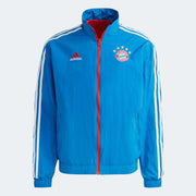adidas 2023 FC Bayern Munich Reversible Anthem Jacket - Bright Royal-Red (Front)