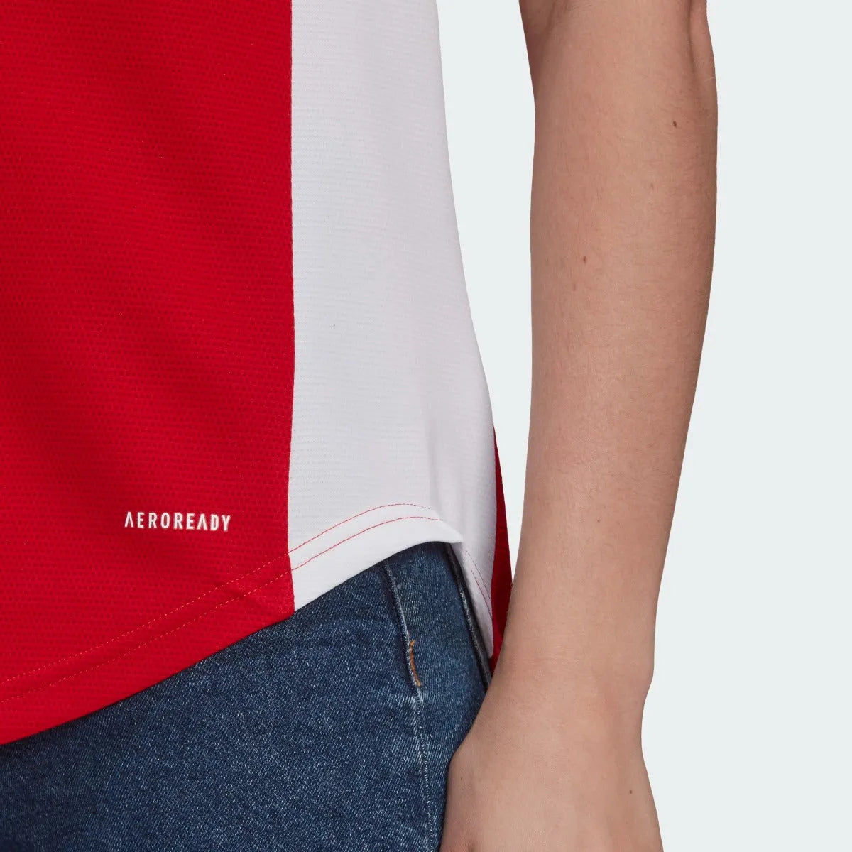 Adidas 2021-22 Arsenal Women Home Jersey - Red-Navy (Detail 3)