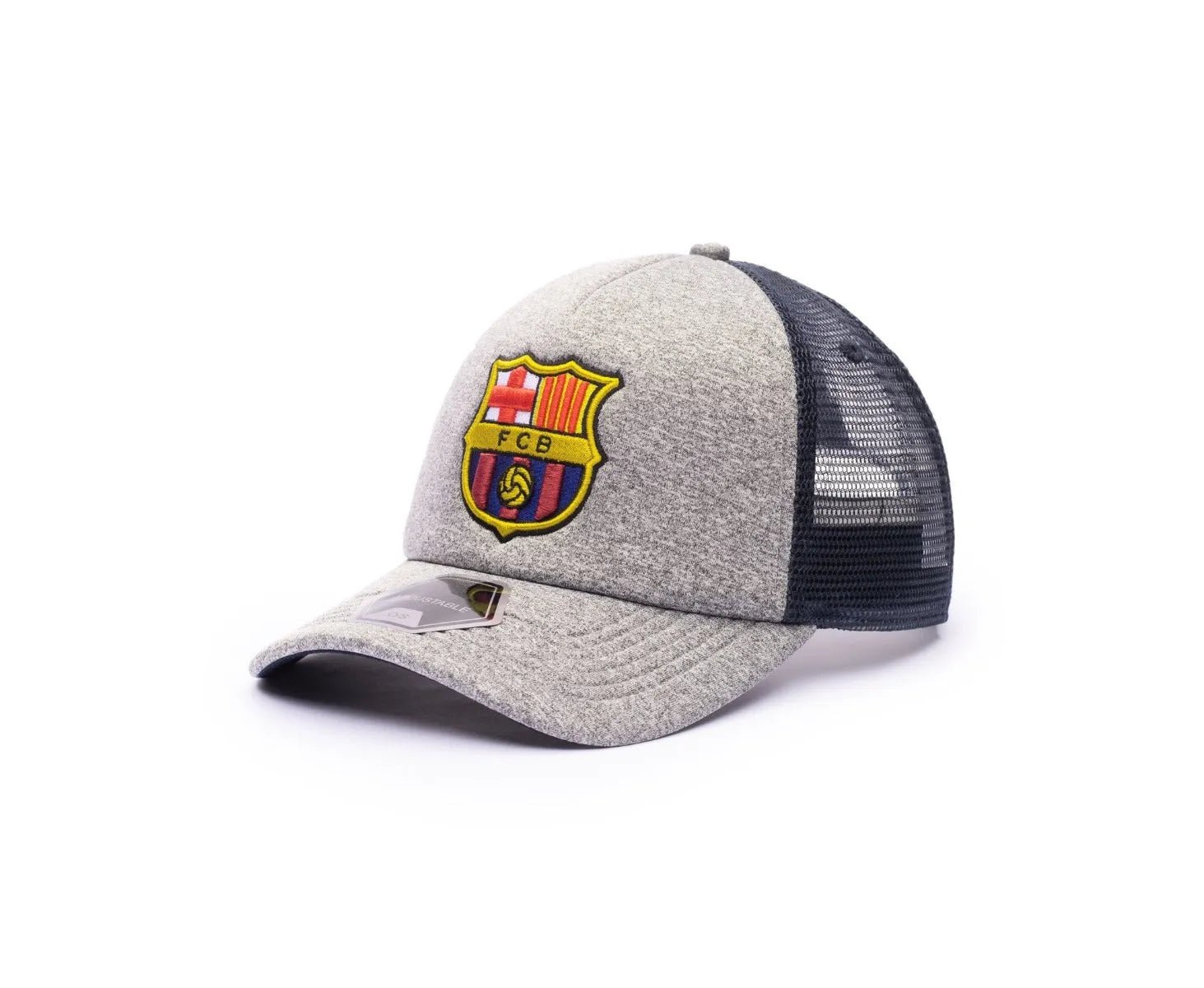 Fan Ink Collection Barcelona Grayline Trucker Hat - Grey-Navy