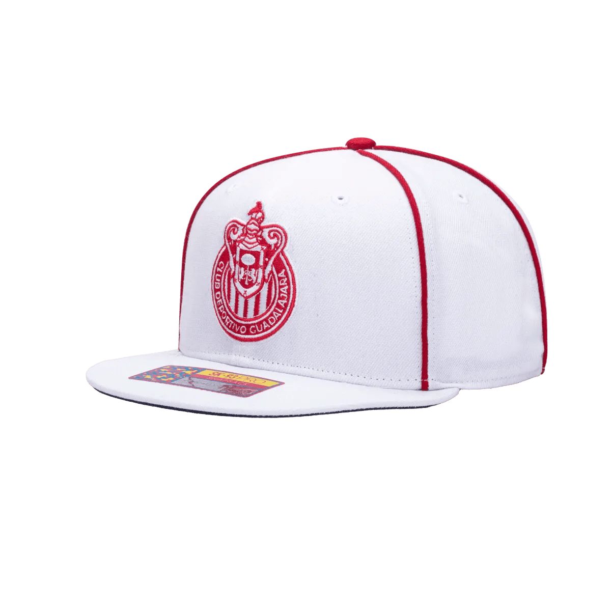 Fan Ink Collection Chivas Cali Day Snapback Hat - White-Red