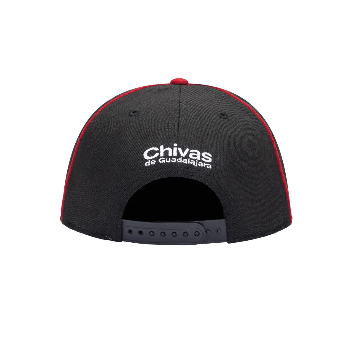 Fan Ink Collection Chivas Cali Night Snapback Hat - Black-Red