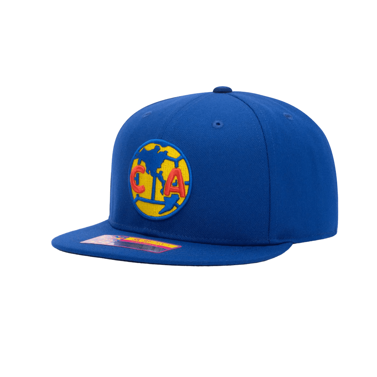 Fan Ink Collection Club America 105TH Anniversary Retro Snapback - Royal