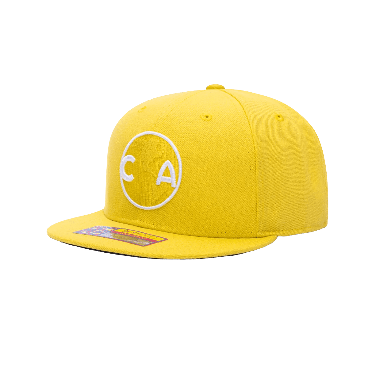 Fan Ink Collection Club America 105TH Anniversary Retro Snapback - Yellow