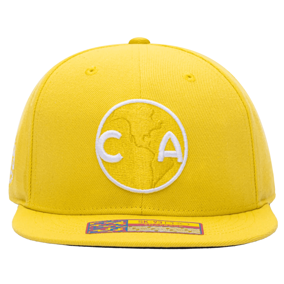 Fan Ink Collection Club America 105TH Anniversary Retro Snapback - Yellow