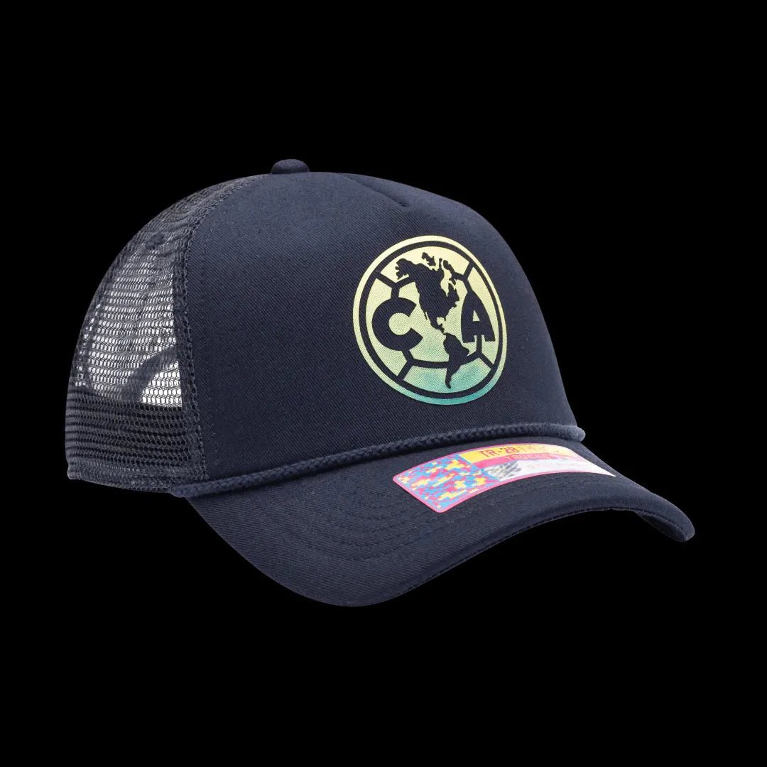 Fan Ink Collection Club America Atmosphere Trucker Hat - Navy