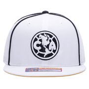 Fan Ink Collection Club America Cali Day Snapback Hat - White-Black