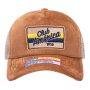 Fan Ink Collection Club America Camionero Trucker Hat - Brown