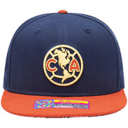 Fan Ink Collection Club America Day of the Dead Snapback Hat - Navy-Orange