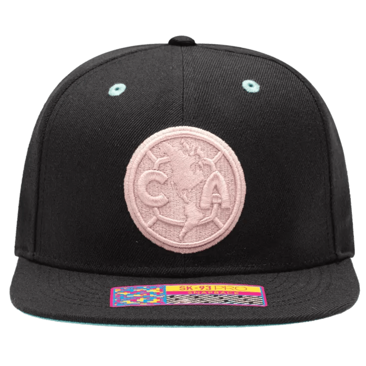 Fan Ink Collection Club America Ice Cream Snapback Hat - Black