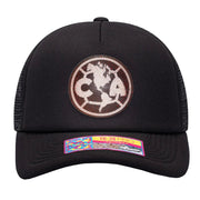 Fan Ink Collection Club America Shield Trucker Hat - Black