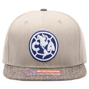 FI Collection Club America Snapback Hat - Beige (Front)