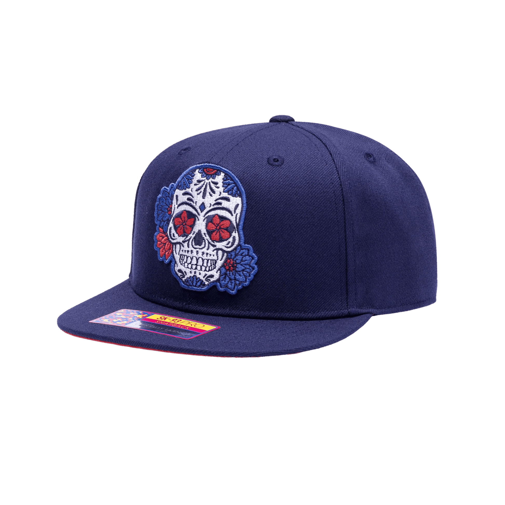 FI Collection Cruz Azul Me Da Mi Calaverita Snapchat Hat (Lateral - Side 1)