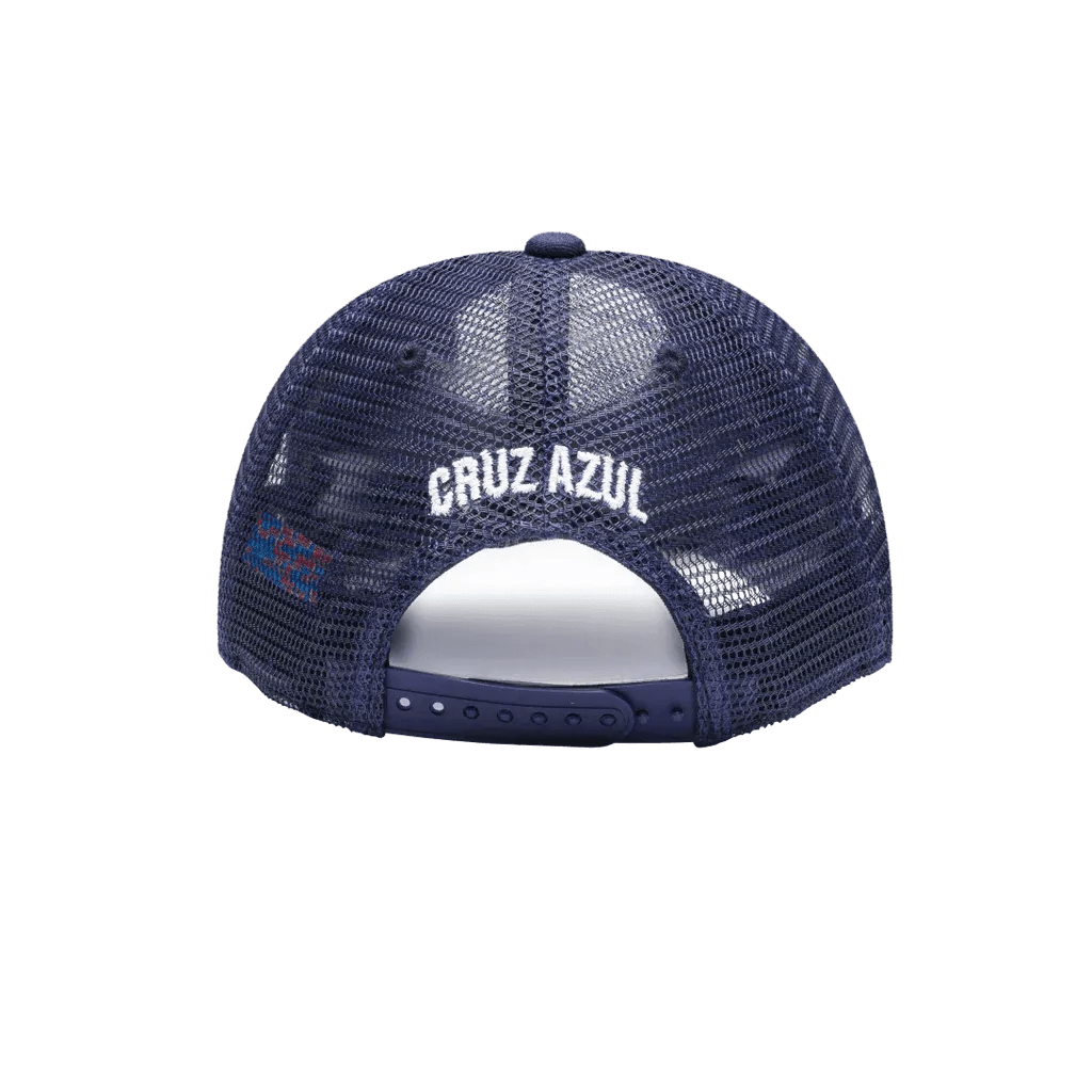 FI Collection Cruz Azul Scout Trucker Hat - Navy-White (Back)