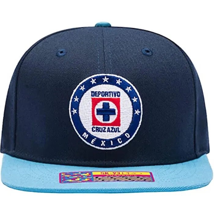 FI Collection Cruz Azul Snapback Hat - Navy (Front)