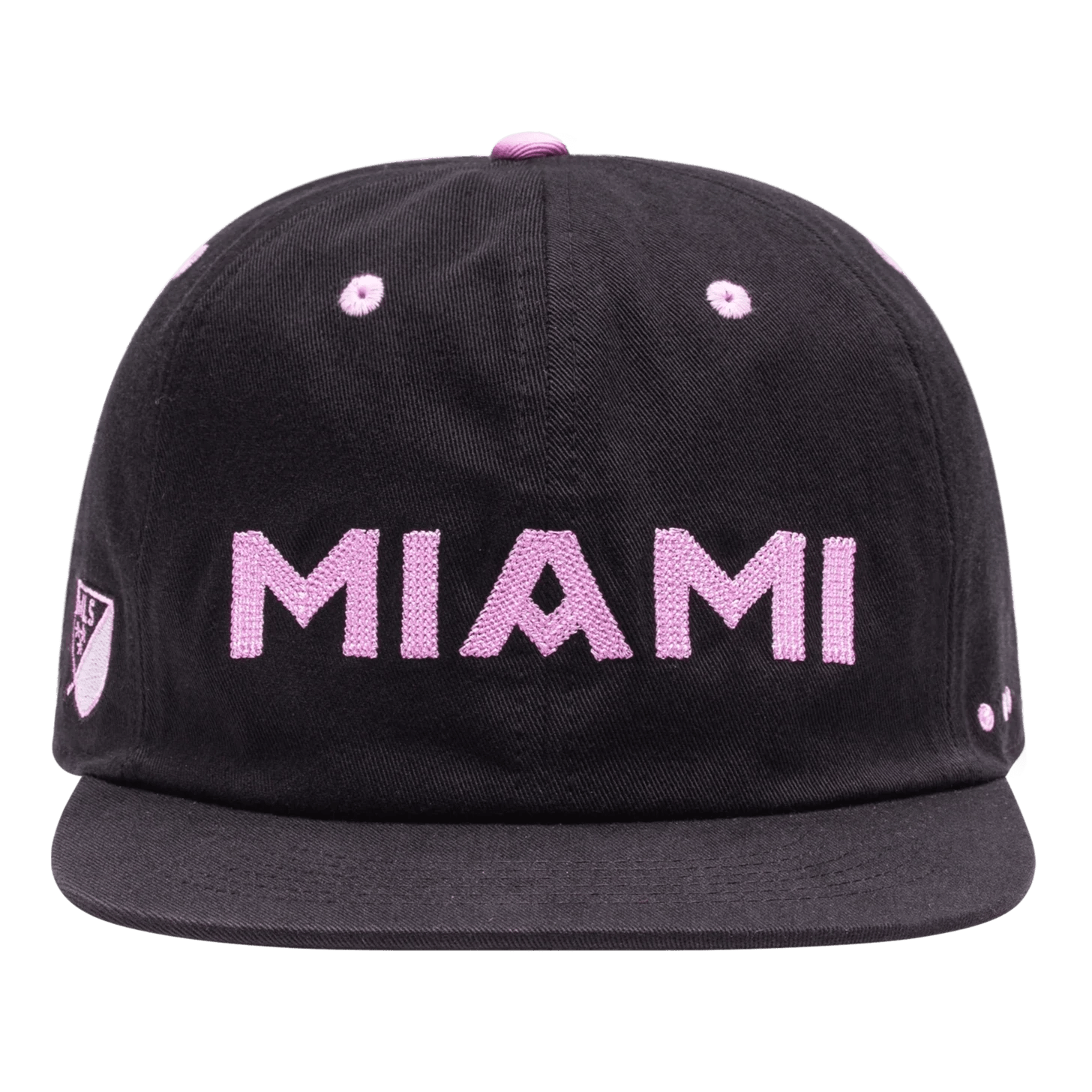 Fan Ink Collection Inter Miami Bankroll City Snapback Hat (Front)