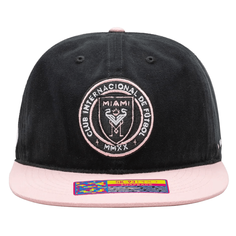 Fan Ink Collection Inter Miami Swingman Snapback Hat (Front)