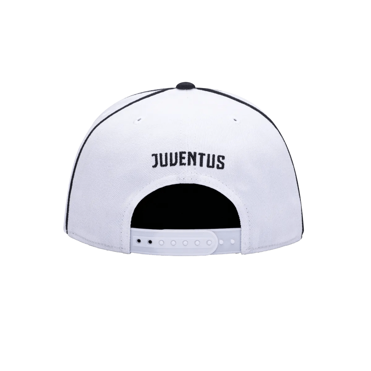 FI Collection Juventus Cali Day Snapback Hat - White-Black (Back)