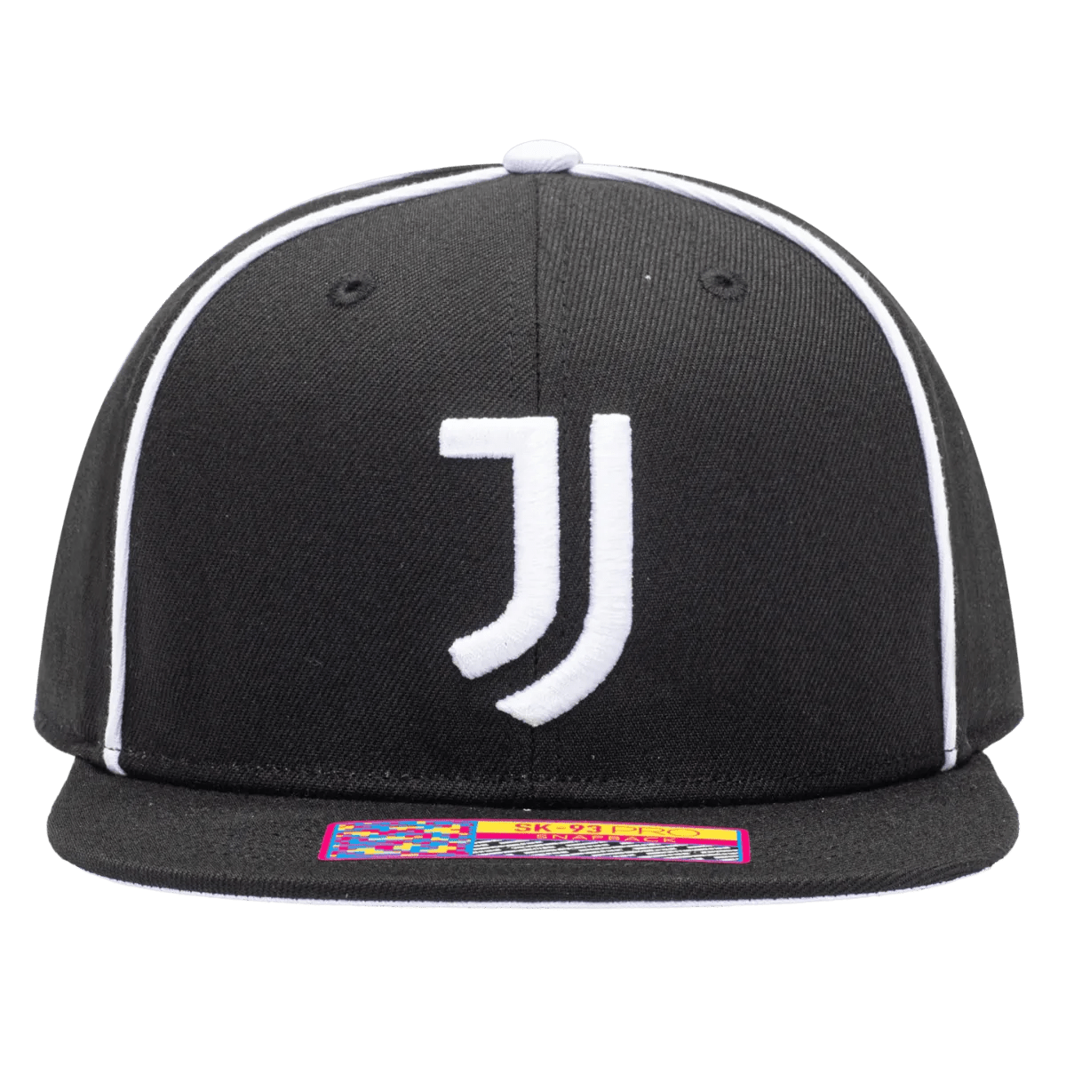 Fan Ink Collection Juventus Cali Night Snapback Hat - Black-White