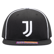 Fan Ink Collection Juventus Cali Night Snapback Hat - Black-White