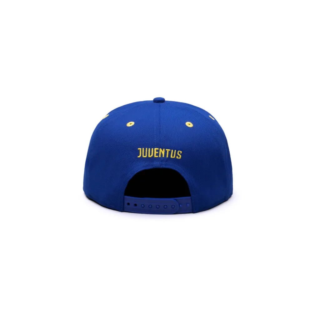 Fan Ink Collection Juventus Retro Capsule Snapback Hat - Royal-Yellow
